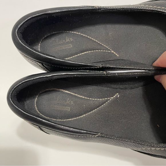 Clarks Collection Womens Leather Slip On Comfort Shoes - Picture 9 of 9